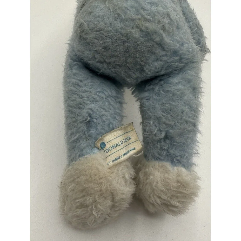 Vintage Walt Disney Productions DONALD DUCK Rubber Face Stuffed Plush Toy 12”